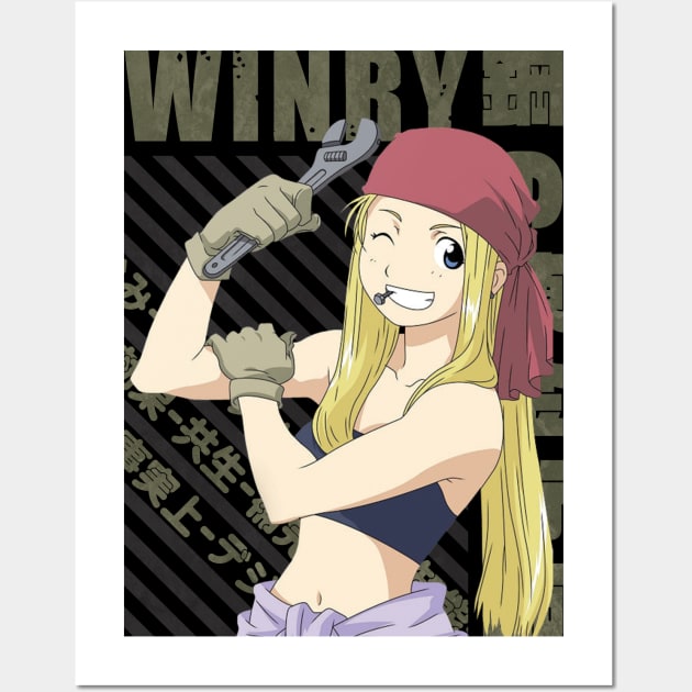 Fullmetal Alchemist - Winry Rockbell Wall Art by Recup-Tout